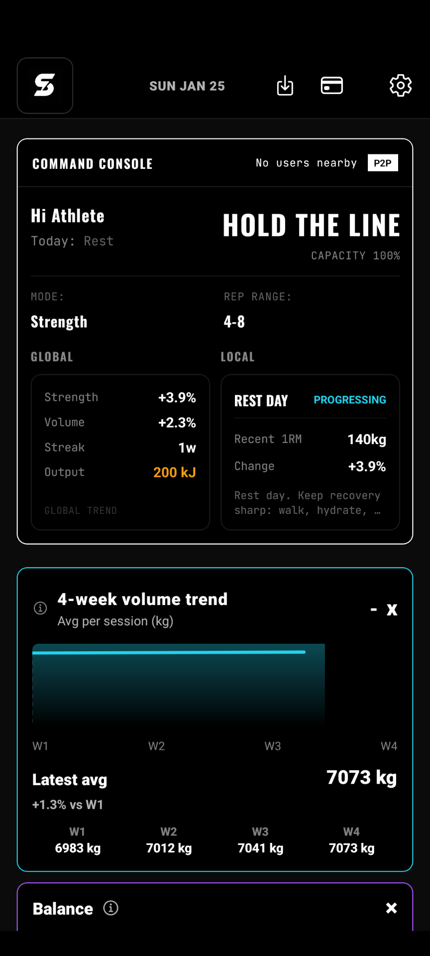 Command Console - Recovery Status and Volume Trends